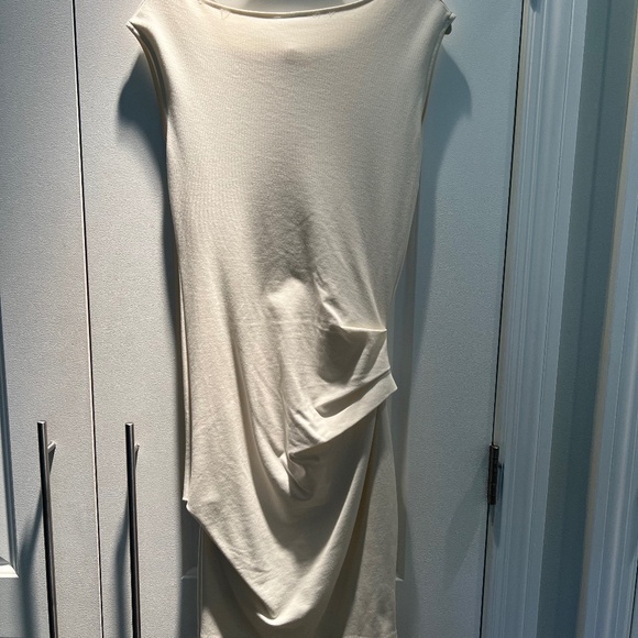 DKNYC Off-White Ruched Dress - Picture 3 of 8